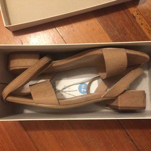 Beige/Tan NWT Winona Ankle Strap Sandal - A New Day - 7.5